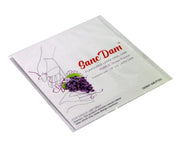 4 Packs SancDam Oral Sex Dam Ultra-Thin Oral Sex Dam Strawberry, Mint, Vanilla, Grape W/Elastic Strap