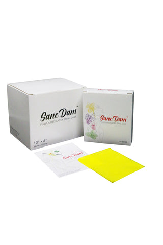 12 Sanc Dam Oral Sex Dam WITH ELASTIC BELT (Dental Dam)