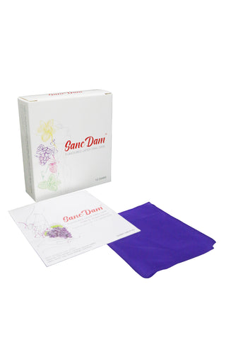 12 Sanc Dam Oral Sex Dam WITH ELASTIC BELT (Dental Dam)