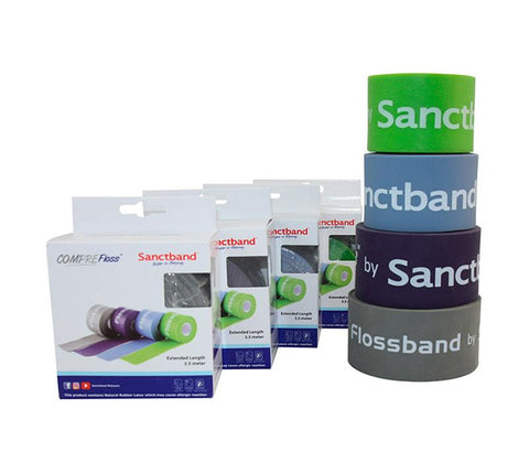 Sanctband Comprefloss Flossband 2" X 3.5 Meter Gray ( Level 4 Extra-Heavy ) - Sanctband USA