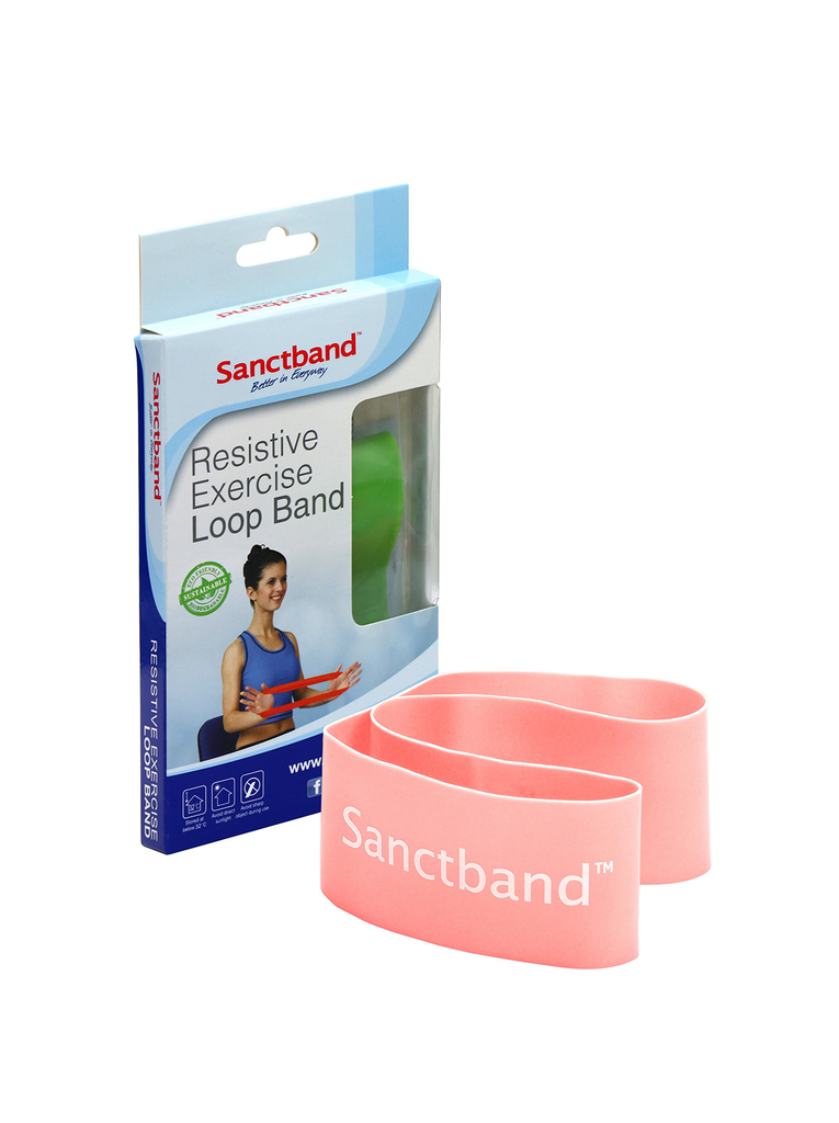 (9 Or 13 You Choose) Sanctband Resistance Exercise Loop Band (Peach Level  1)